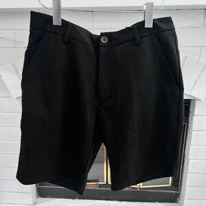 WestZeroOne Black Soft Edmunds Short Dress Pants